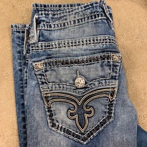 Men’s rock revival jeans